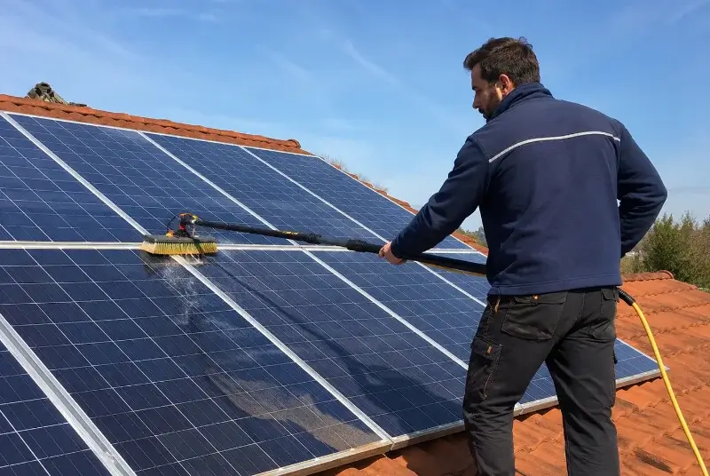 Nettoyage et entretien de panneaux solaires à Lioux