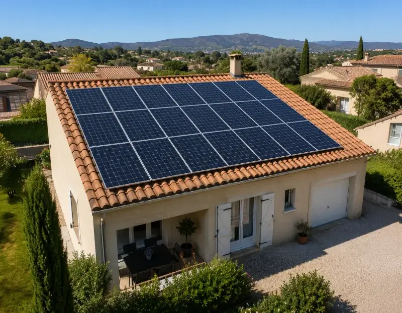 Prime à l'autoconsommation panneaux solaires Lioux — aide financière de l'État
